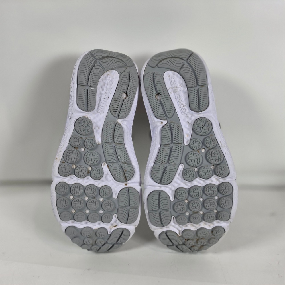Under Armour Girls Assert 10 Grey Pink Running Shoes Size 3Y - Picture 5 of 8